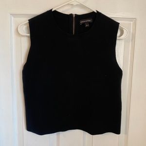 Banana Republic black short vest / sleeveless crop